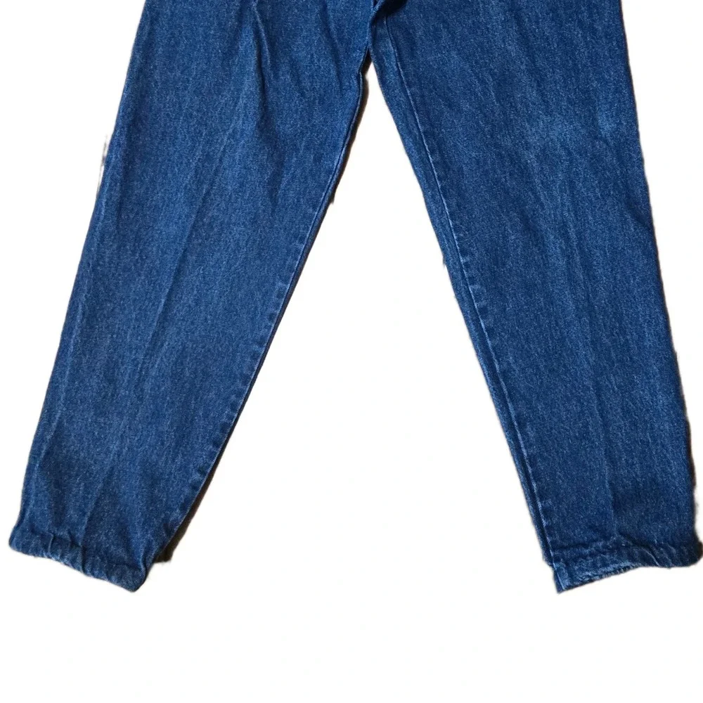Vintage Props High Waisted Pleated Mom Jeans Medium Wash Western Womens 8 25 USA
